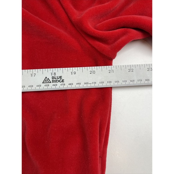 Vintage 90's Goola Gong Velour Red Track Suit Medium - Picture 12 of 16